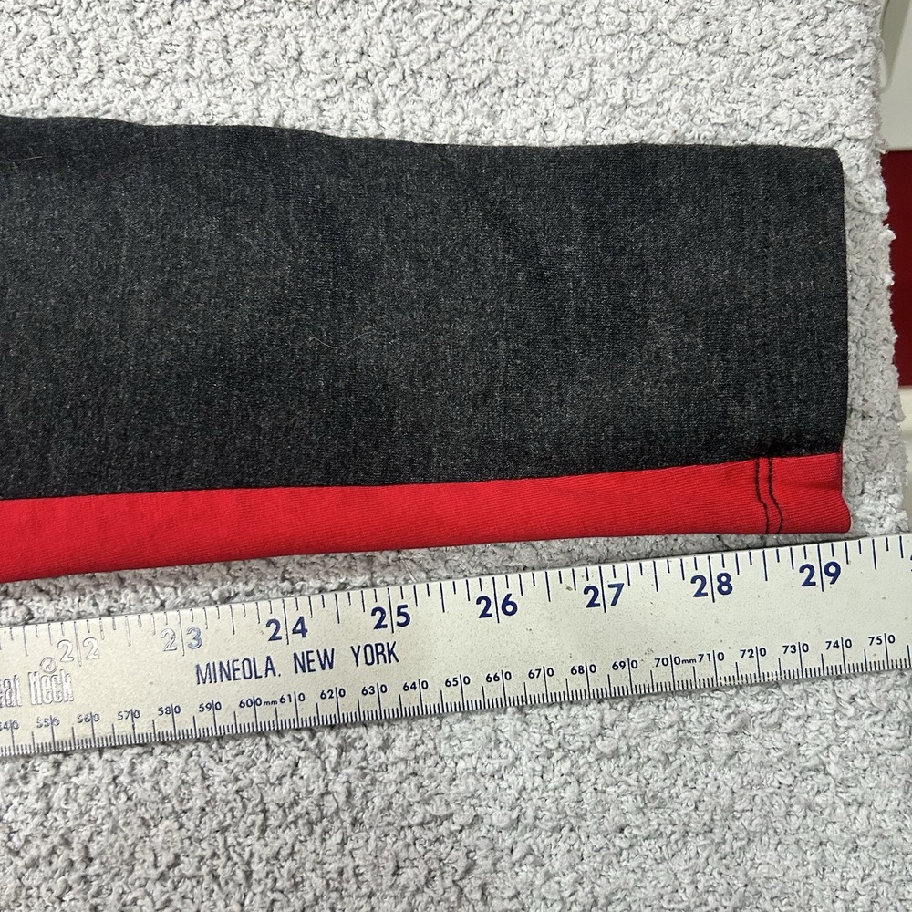 PINK Victoria's Secret Colorblock Leggings Gray Red S Athleisure Sporty Y2K Gym - Picture 4 of 5